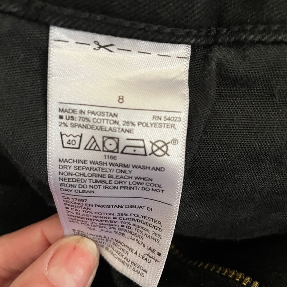 Old Navy Rockstar Super Skinny Lowrise Black - Picture 4 of 4